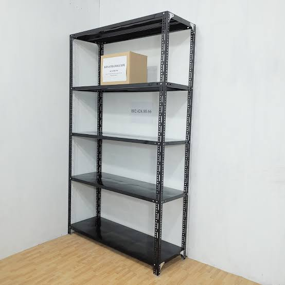 Kệ sắt V lỗ 5 tầng C200 x D120 x R50